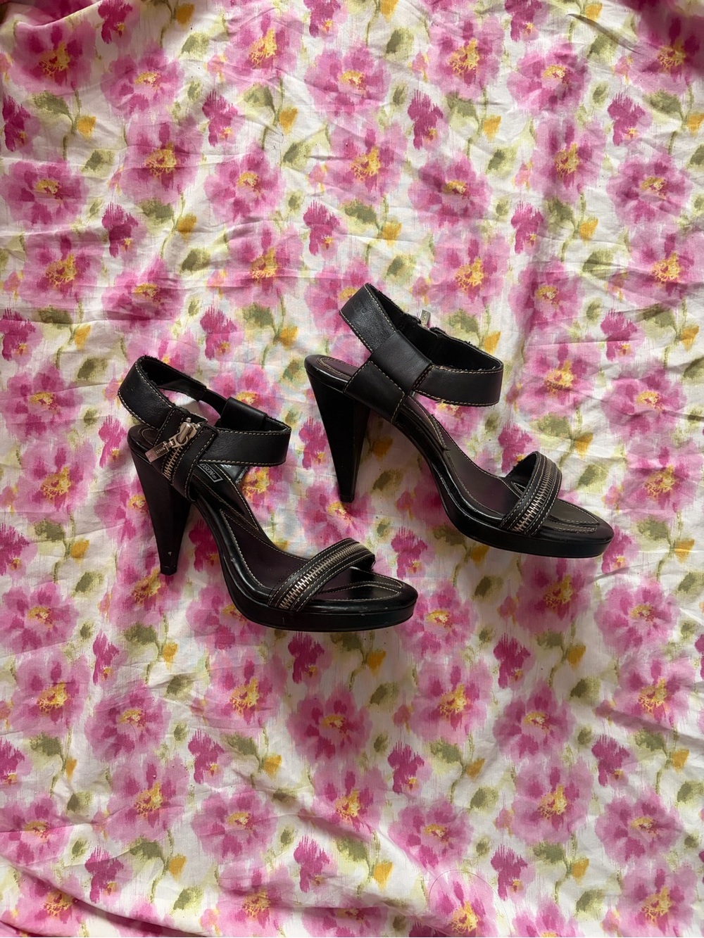 Vintage Harley-Davidson Black High Heels